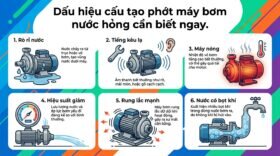 Dấu hiệu cấu tạo phớt máy bơm nước hỏng cần biết ngay.