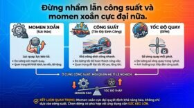 Đừng nhầm lẫn công suất và momen xoắn cực đại nữa.