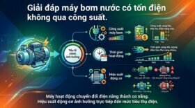 Giải đáp máy bơm nước có tốn điện không qua công suất.