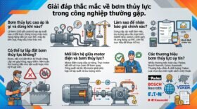 Giải đáp thắc mắc về bơm thủy lực trong công nghiệp thường gặp.