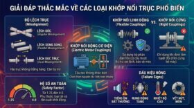 Giải đáp thắc mắc về các loại khớp nối trục phổ biến.