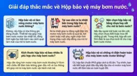 Giải đáp thắc mắc về Hộp bảo vệ máy bơm nước.