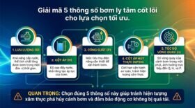 Giải mã 5 thông số bơm ly tâm cốt lõi cho lựa chọn tối ưu.