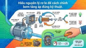Hiểu nguyên lý rơ le để cách chỉnh bơm tăng áp đúng kỹ thuật.
