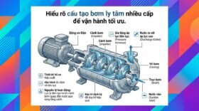 Hiểu rõ cấu tạo bơm ly tâm nhiều cấp để vận hành tối ưu.