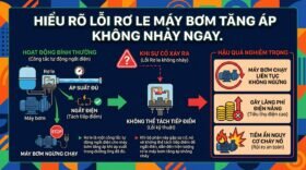 Hiểu rõ lỗi rơ le máy bơm tăng áp không nhảy ngay.