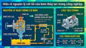Hiểu rõ nguyên lý cốt lõi của bơm thủy lực trong công nghiệp.