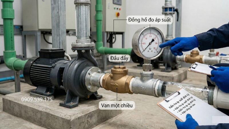 Hướng dẫn cách đo áp suất máy bơm nước.