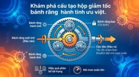 Khám phá cấu tạo hộp giảm tốc bánh răng hành tinh ưu việt.