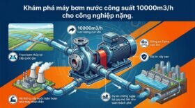 Khám phá máy bơm nước công suất 10000m3/h cho công nghiệp nặng.