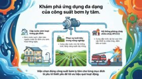 Khám phá ứng dụng đa dạng của công suất bơm ly tâm.