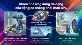 Khám phá ứng dụng đa dạng của động cơ không chổi than 18v.