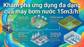 Khám phá ứng dụng đa dạng của máy bơm nước 15m3/h.