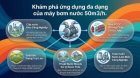 Khám phá ứng dụng đa dạng của máy bơm nước 50m3/h.