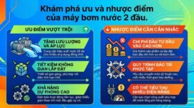 Khám phá ưu và nhược điểm của máy bơm nước 2 đầu.