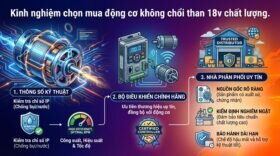 Kinh nghiệm chọn mua động cơ không chổi than 18v chất lượng.