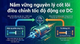 Nắm vững nguyên lý cốt lõi điều chỉnh tốc độ động cơ DC.