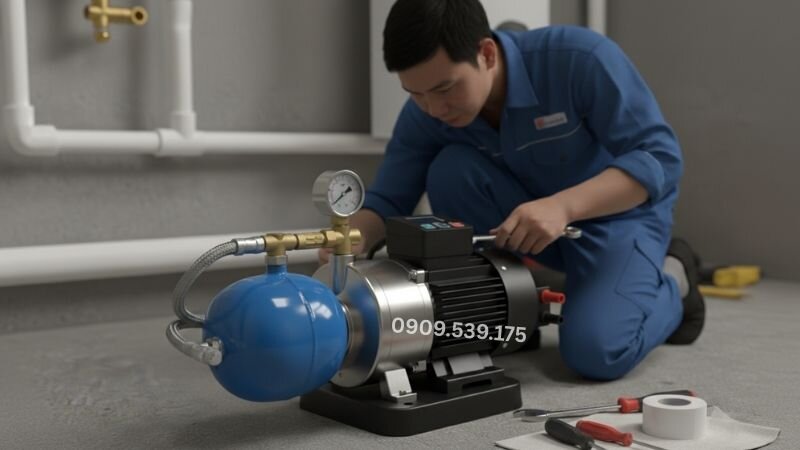 Nên đặt bơm ở nơi khô ráo, thoáng mát, tránh ẩm ướt hoặc tiếp xúc trực tiếp với nước mưa để hạn chế chập điện và tăng tuổi thọ thiết bị.