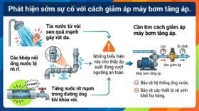 Phát hiện sớm sự cố với cách giảm áp máy bơm tăng áp.