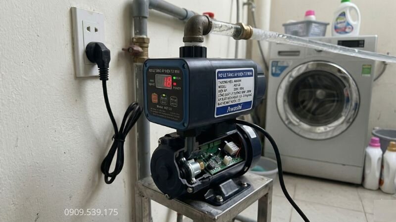 Rờ le máy bơm tăng áp không nhảy