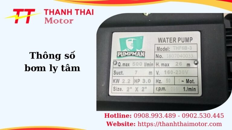 Cách đọc thông số bơm ly tâm dễ hiểu
