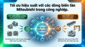 Tối ưu hiệu suất với các dòng biến tần Mitsubishi trong công nghiệp.