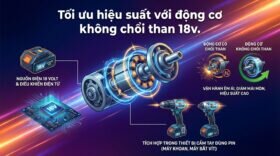 Tối ưu hiệu suất với động cơ không chổi than 18v.
