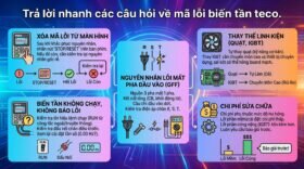 Trả lời nhanh các câu hỏi về mã lỗi biến tần teco.