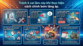 Tránh 6 sai lầm này khi thực hiện cách chỉnh bơm tăng áp.