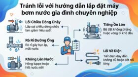 Tránh lỗi với hướng dẫn lắp đặt máy bơm nước gia đình chuyên nghiệp.