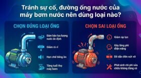 Tránh sự cố, đường ống nước của máy bơm nước nên dùng loại nào?