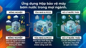 Ứng dụng Hộp bảo vệ máy bơm nước trong mọi ngành.