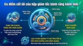 Ưu điểm cốt lõi của hộp giảm tốc bánh răng hành tinh.