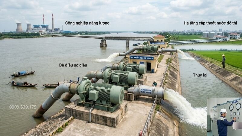 Ưu điểm máy bơm nước 10000m3/h