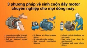 3 phương pháp vệ sinh cuộn dây motor chuyên nghiệp cho mọi dòng máy.