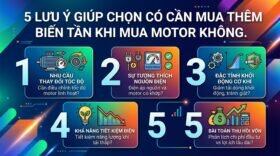 5 lưu ý giúp chọn có cần mua thêm biến tần khi mua motor không.