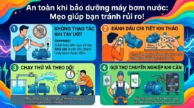 An toàn khi bảo dưỡng máy bơm nước: Mẹo giúp bạn tránh rủi ro!
