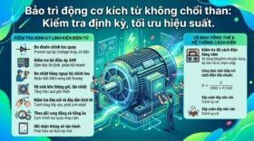 Bảo trì động cơ kích từ không chổi than: Kiểm tra định kỳ, tối ưu hiệu suất.