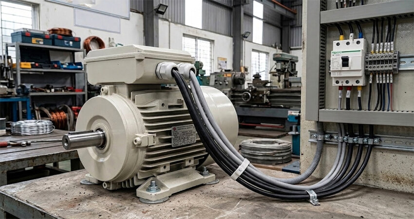 Bảo vệ quá dòng và triệt tiêu xung nhiễu điện từ giúp động cơ điện 1 chiều vận hành ổn định và an toàn