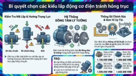Bí quyết chọn các kiểu lắp động cơ điện tránh hỏng trục.
