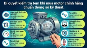 Bí quyết kiểm tra tem khi mua motor chính hãng chuẩn thông số kỹ thuật.