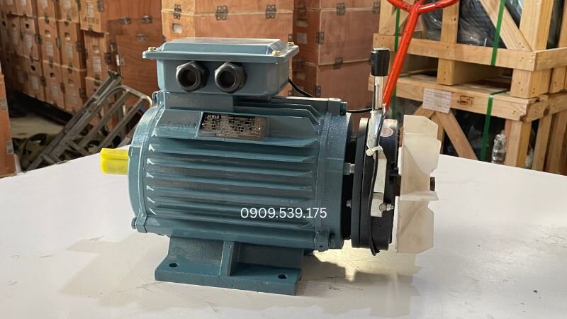 Thao tác dùng thước kẹp đo độ dày thực tế của đĩa ma sát và kiểm tra bộ chỉnh lưu nối với nguồn điện