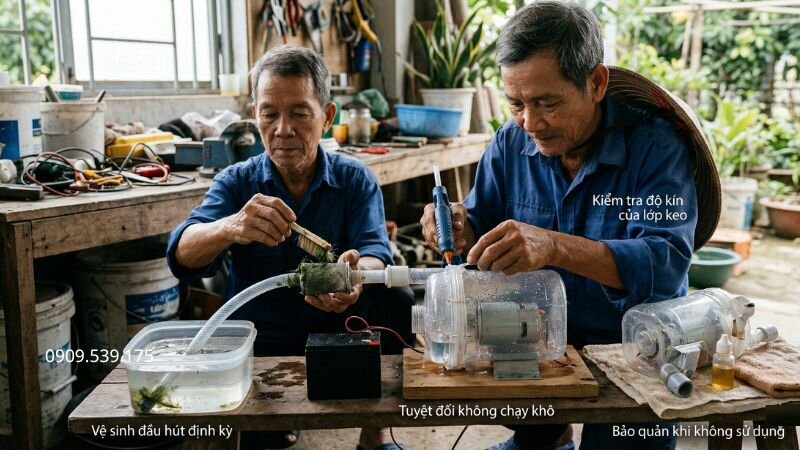 Cách bảo dưỡng máy bơm nước