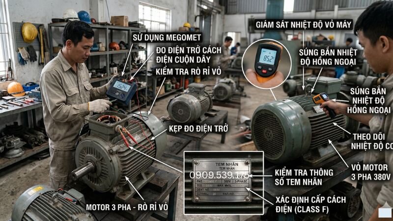 Cách kiểm tra và đo đạc tiêu chuẩn cách điện thực tế
