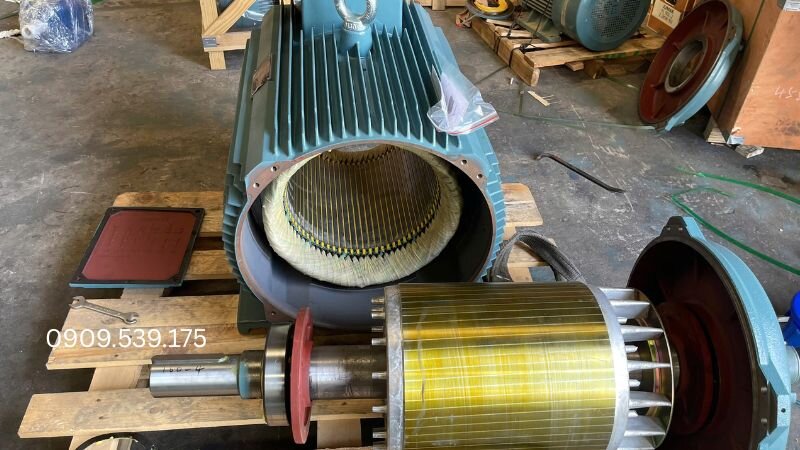 Cân chỉnh rotor sau khi thay vòng bi.