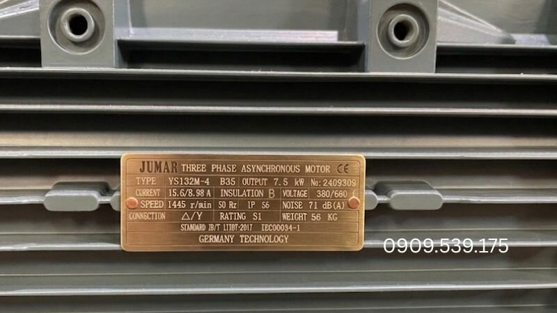 Cấp cách điện B (Class B - 130°C) an toàn tại Thành Thái Motor