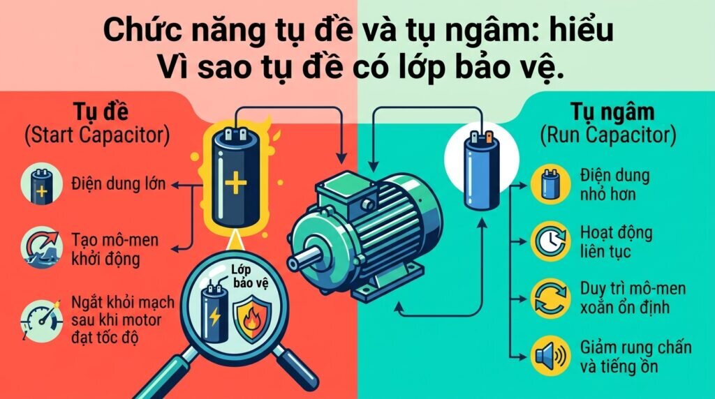 Chức năng tụ đề và tụ ngâm: hiểu Vì sao tụ đề có lớp bảo vệ.