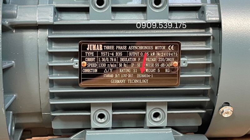 Chứng nhận motor được sản xuất đạt tiêu chuẩn toàn cầu của IEC về cấu tạo, hiệu suất và độ an toàn