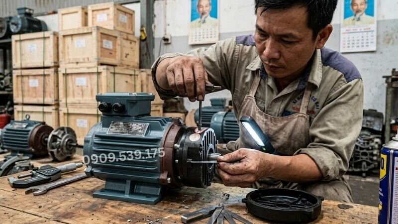Dấu hiệu nhận biết cần căn chỉnh khe hở phanh từ.