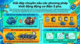 Giải đáp chuyên sâu các phương pháp khởi động động cơ điện 3 pha.